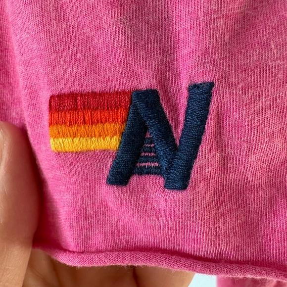 Aviator Nation Smiley Face Long Sleeve Boyfriend Tee 150th Anniversary Ltd Ed - Picture 3 of 5